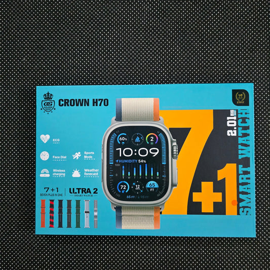 Crown H70 Ultra 2 7In1 Smart watch