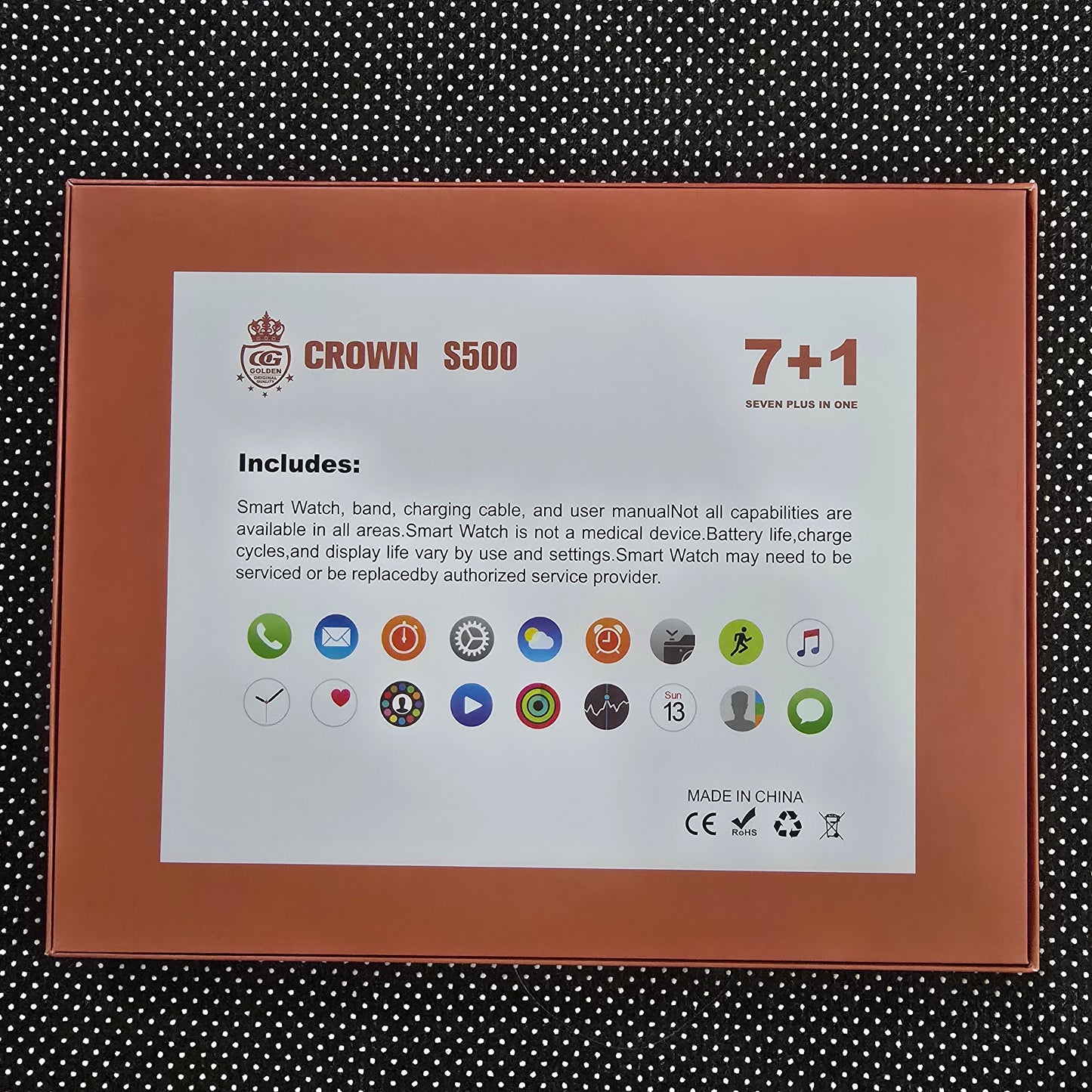 Crown S500 Ultra 2 7In1 Smartwatch