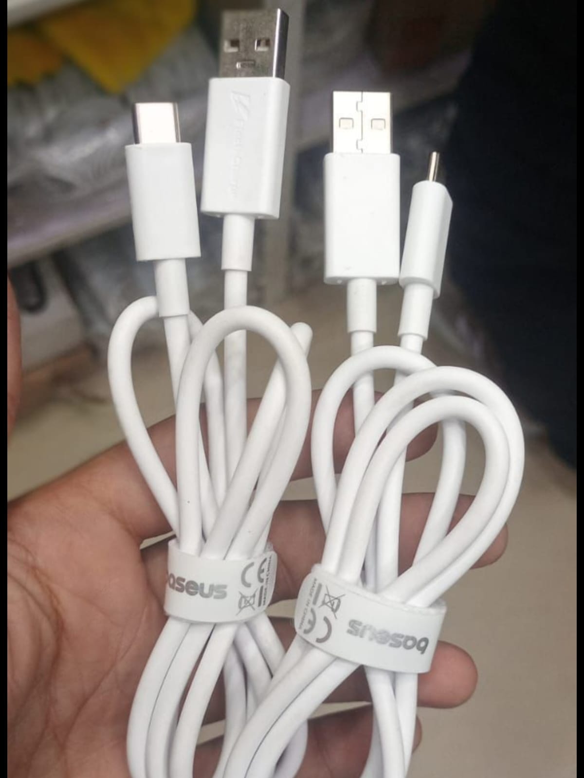 USB-A to type-C cable