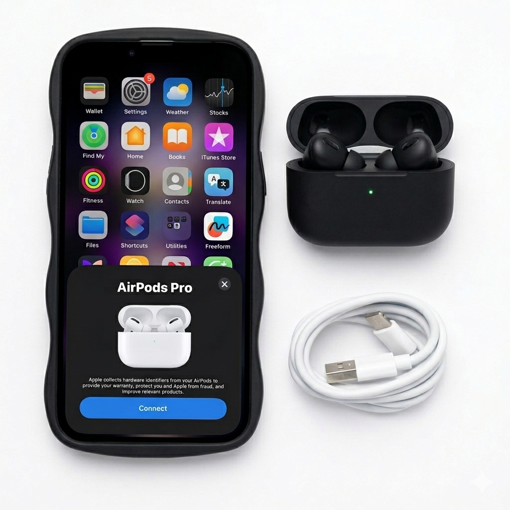 Japan LOT Imported AirPods Pro – (with FREE Lightning Fast Charging Cable)