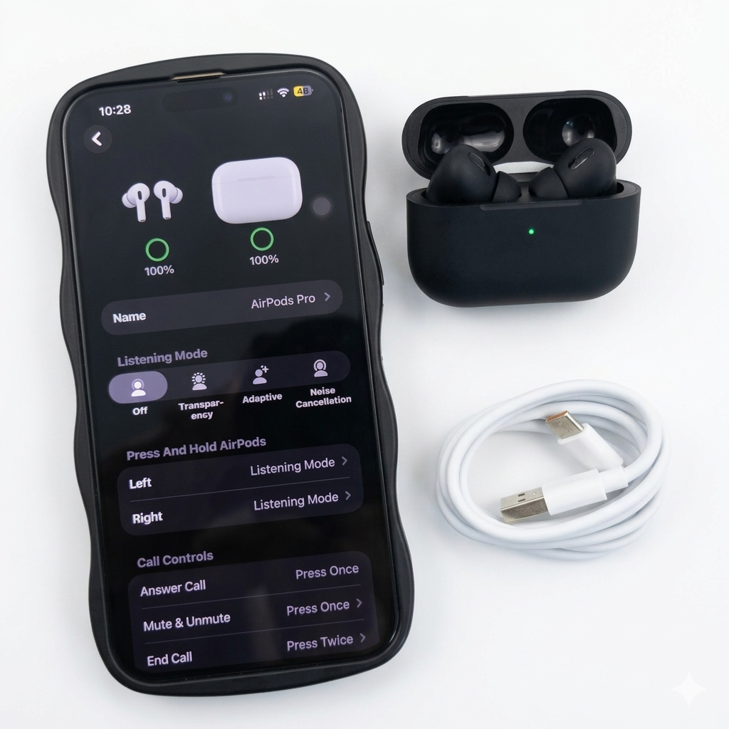 Japan LOT Imported AirPods Pro – (with FREE Lightning Fast Charging Cable)