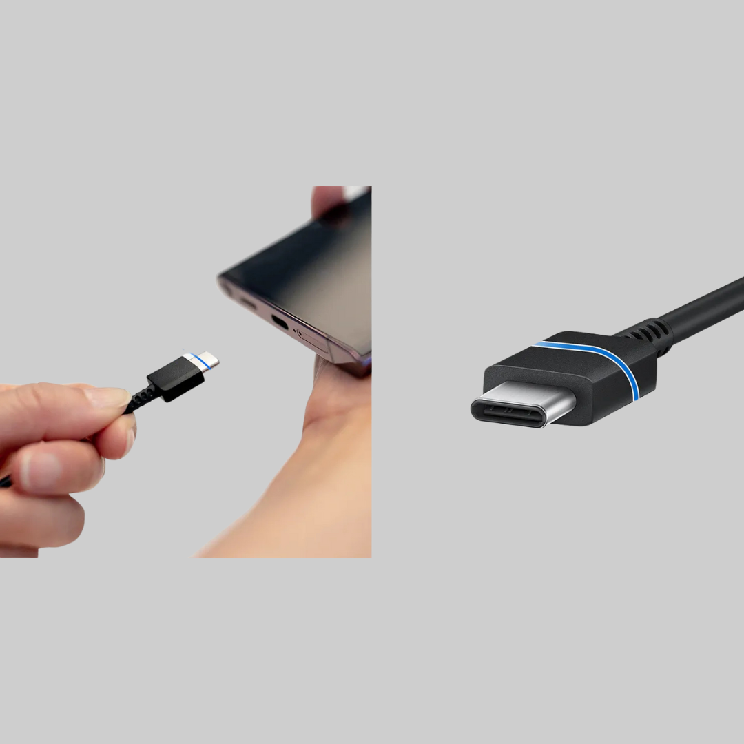 100% Original Samsung 65W Trio Power Adapter with C-C cable