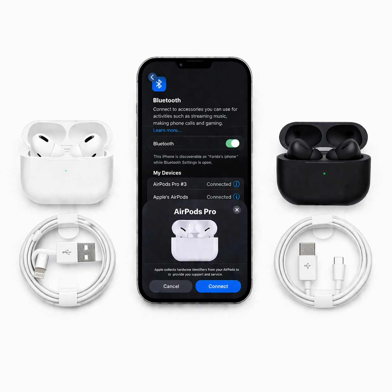 Japan LOT Imported AirPods Pro – (with FREE Lightning Fast Charging Cable)
