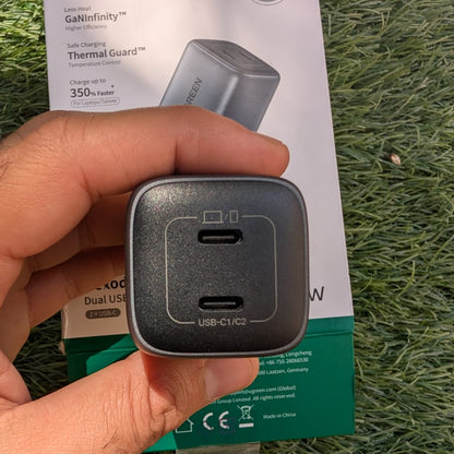 UGREEN Nexode 45W Dual USB-C PD GaN Fast Charger