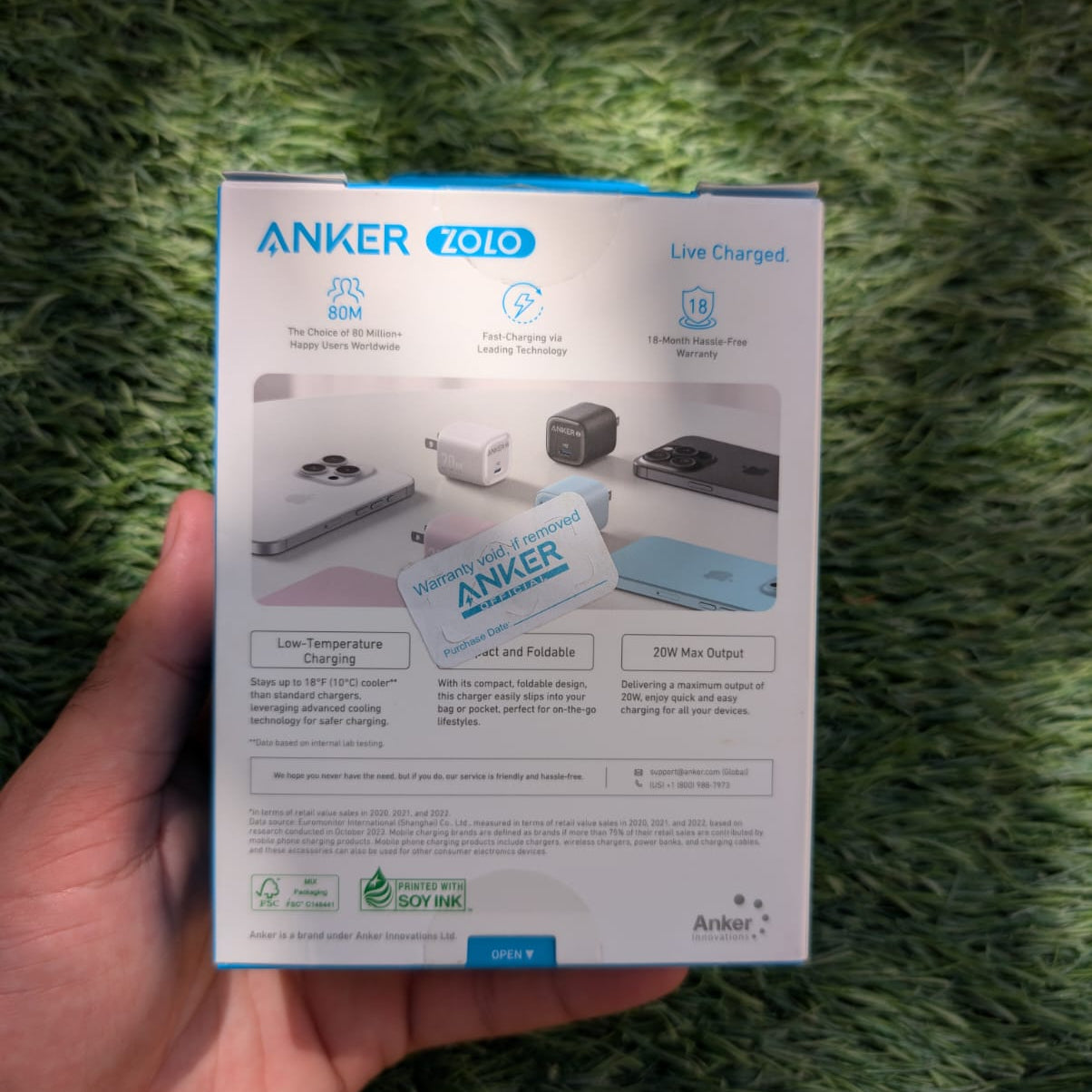 Anker Zolo Charger (20W , PD 3.0)