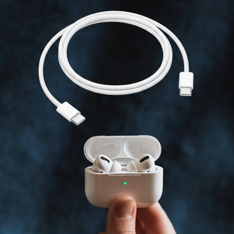 Lot Imported Airpods ANC – with Type-C Charging Cable