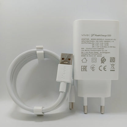 Vivo 80W FlashCharge Charger Adapter 100% Original with Cable